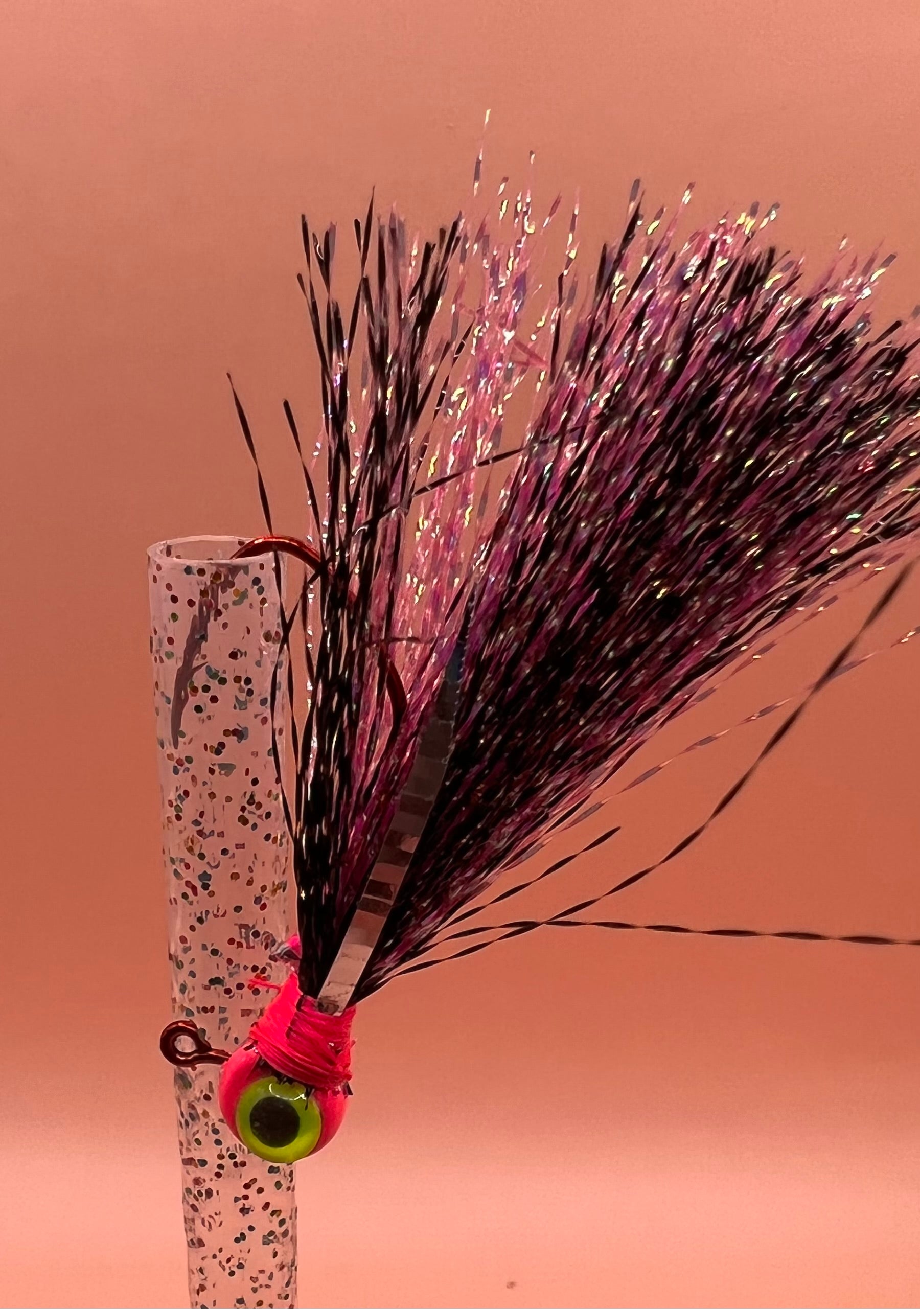 Pink Humpy Jigs Pink Black – ThumperJigs Crappie Jigs